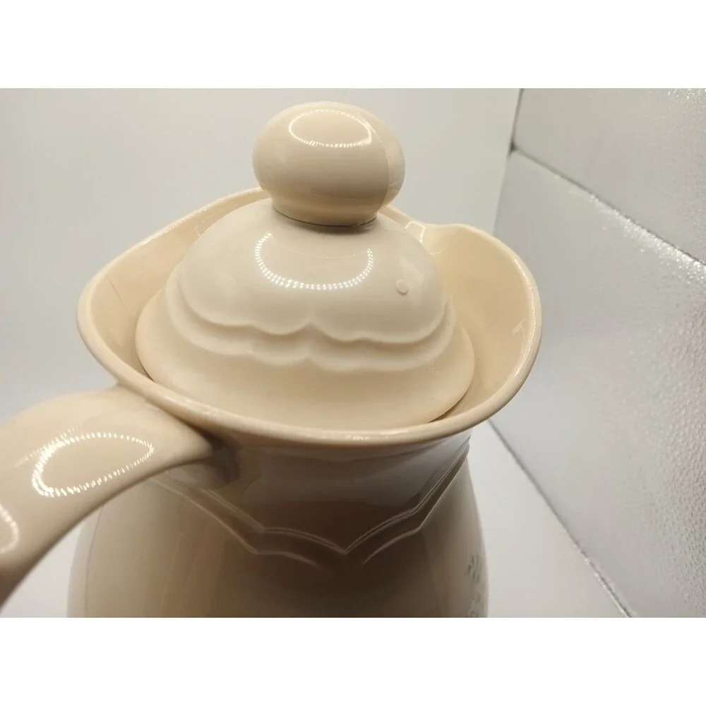 Pfaltzgraff Remembrance Floral Pattern Carafe Pitcher Thermos Plastic Vintage